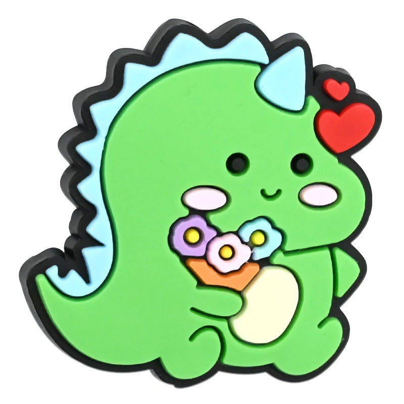 Wholesale Random 100pcs/pack  Cute cartoon dinosaur beaded necklace